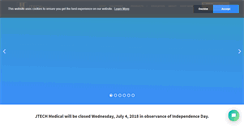 Desktop Screenshot of jtechmedical.com