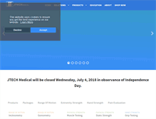 Tablet Screenshot of jtechmedical.com